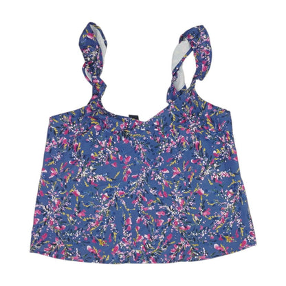 Multi Floral Cropped Blouse