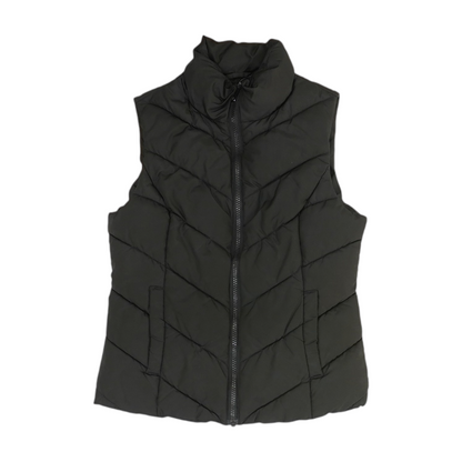 Black Solid Active Vest
