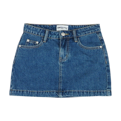 Blue Mini Skirt