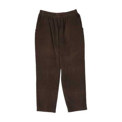 Brown Solid Chino Pants