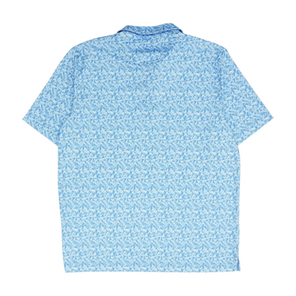 Blue Print Short Sleeve Polo