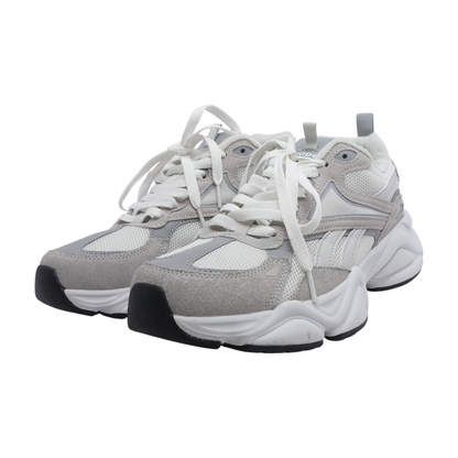 Gray Low-Top Athletic Shoes