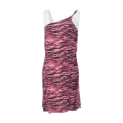 Pink Animal Print Mini Dress