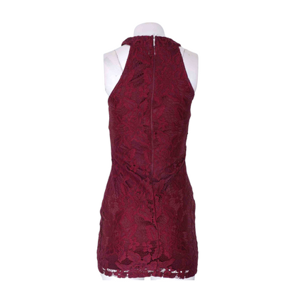 Maroon Mini Dress