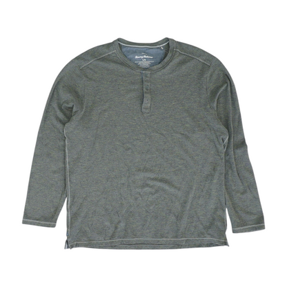 Green Abstract Henley T-Shirt