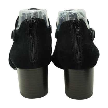 Black Block Heel Sandals