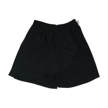 Black Solid Shorts