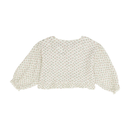 Beige Floral Blouse