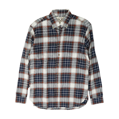 Blue Plaid Flannel Button Down