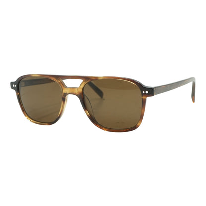 Tortoise Brimmer W Aviator Sunglasses