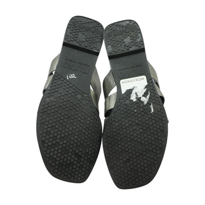 Gray Flat Sandals