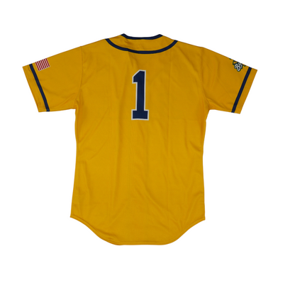 Men's Yellow Savannah Bananas Short Sleeve Jersey