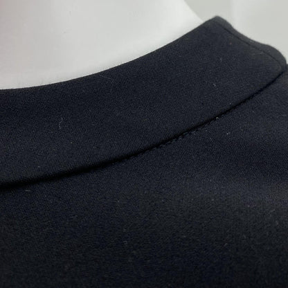 Black Daphne Fluted Mod Dress