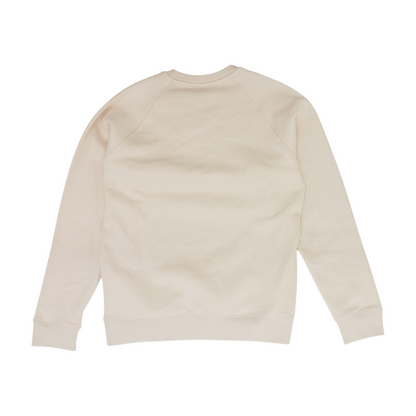 Beige Solid Sweatshirt Pullover