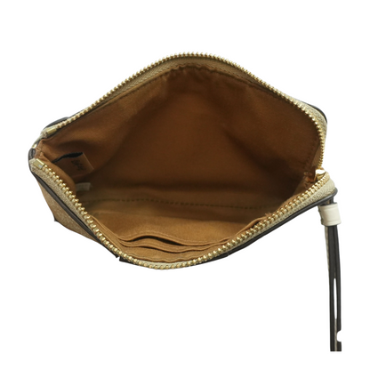 Tan Wristlet Wallet