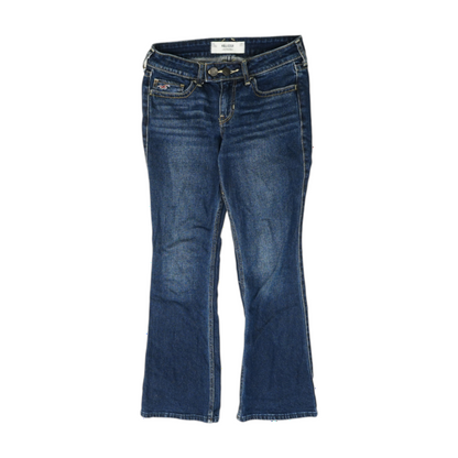 Blue Short Bootcut Jeans