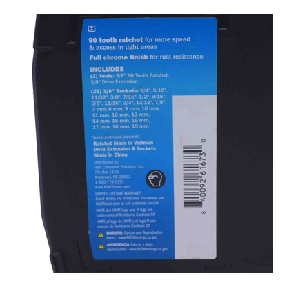 3/8" Drive Mechanics Tool Set