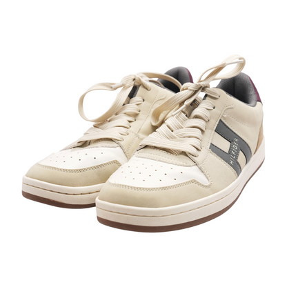 Beige Low-Top Athletic Shoes