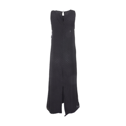 Black Chevron Maxi Dress