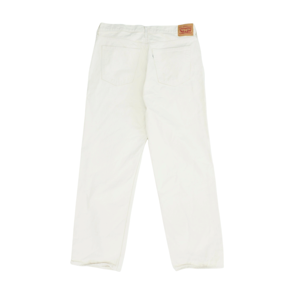 Beige Straight Jeans