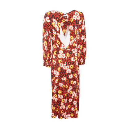 Red Floral Maxi Dress