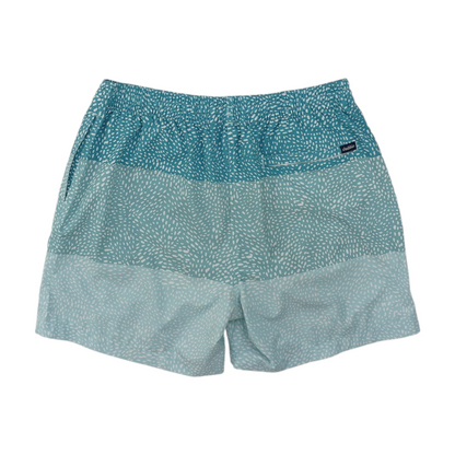 Green Color Block Swim Bottom