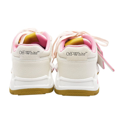 White - Pink Kick Off Mesh Sneakers