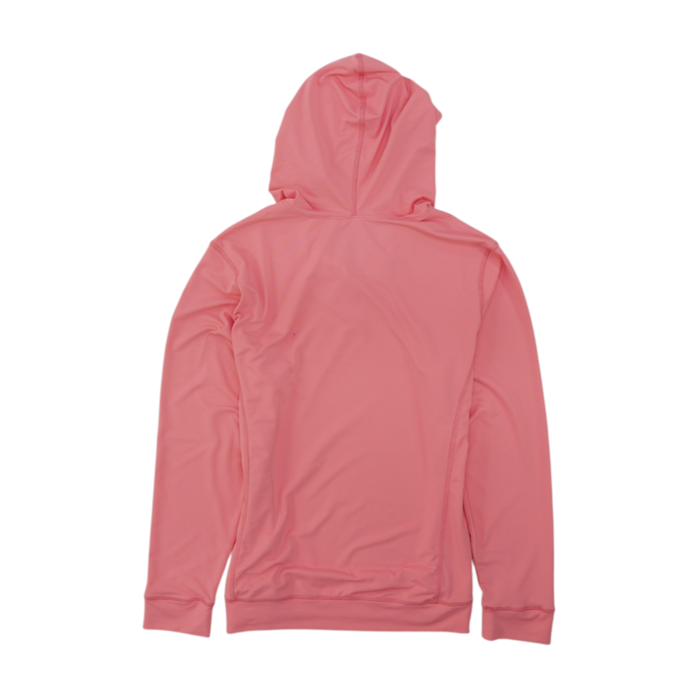 Pink Solid Hoodie Pullover