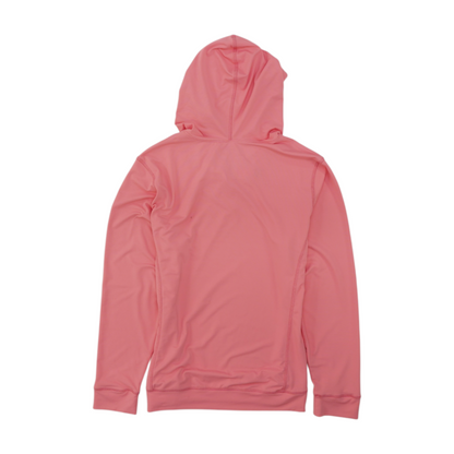 Pink Solid Hoodie Pullover