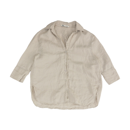 Beige Button Down