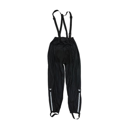 Black Solid Overalls