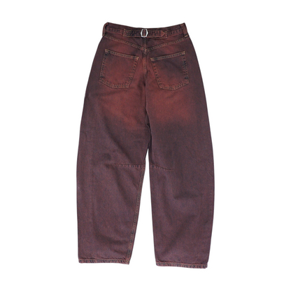 Red Wide Leg Jeans