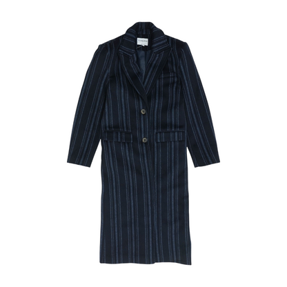 Navy Striped Coat
