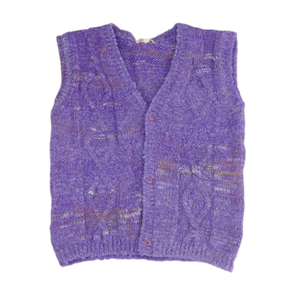 Purple Vest Sweater