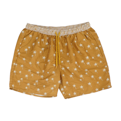 Brown Print Swim Bottom