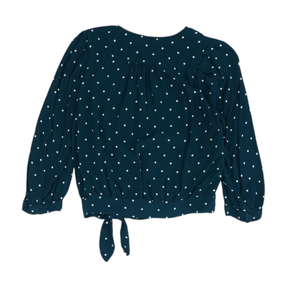 Green Polka Dot Blouse