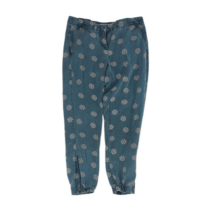 Blue Floral Pants