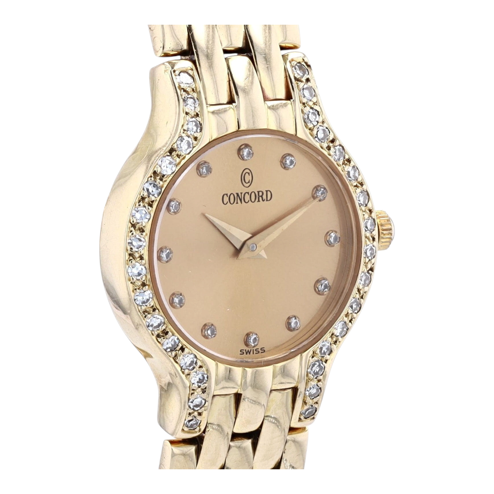 14K Les Palais Yellow Gold Diamond Watch