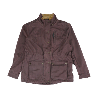 Burgundy Solid Jacket