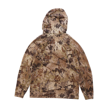 Green Camo Hoodie Pullover