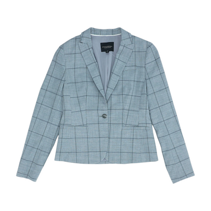 Gray Check Blazer