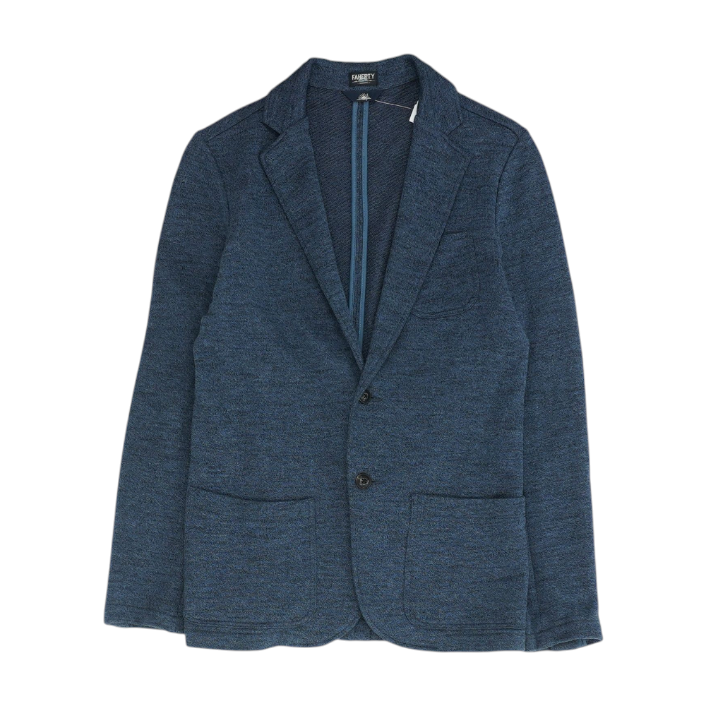 Blue Solid Blazer