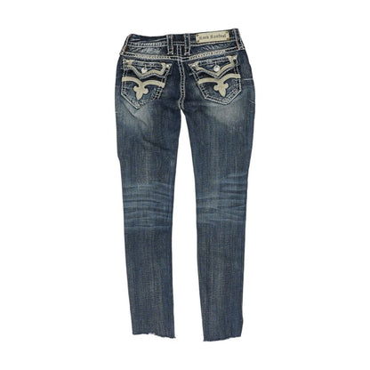Blue Low Rise Skinny Leg Jeans