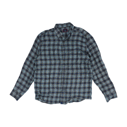 Multi Check Flannel Button Down
