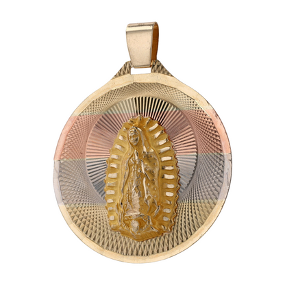 10K Tri-Tone Gold Pendant