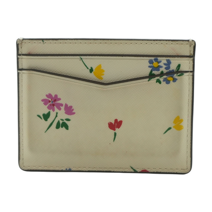 White Card Case Wallet
