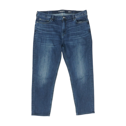 Navy Tapered Jeans