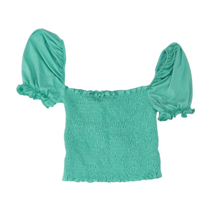 Green Knit Top