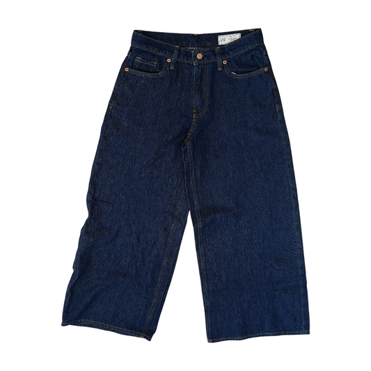Navy Petite Loose Jeans