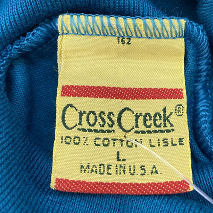 Vintage Blue Solid Pullover Sweater